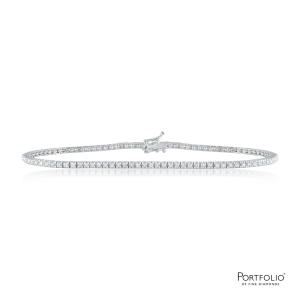 0.50ct Diamond White Gold Bracelet