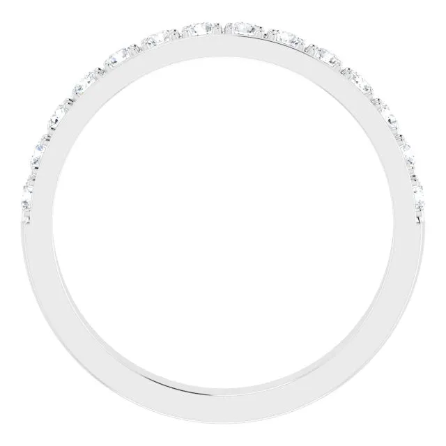 0.75 ct. Round Cut Diamond Wedding Band