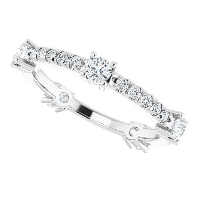 0.87 ct. Round Diamond Eternity Band