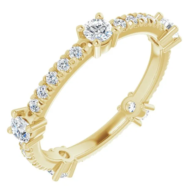 0.87 ct. Round Diamond Eternity Band