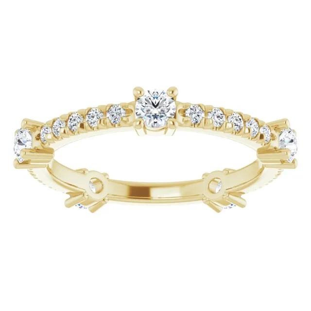 0.87 ct. Round Diamond Eternity Band