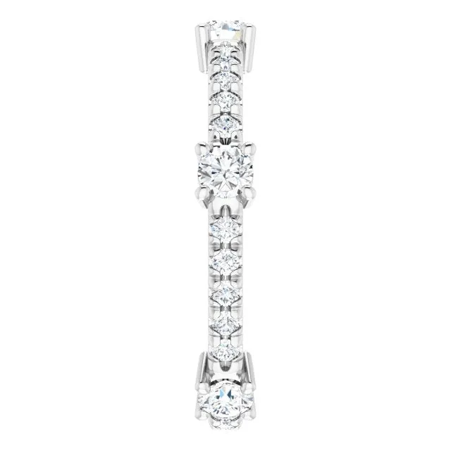 0.87 ct. Round Diamond Eternity Band