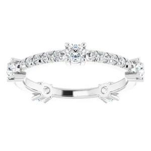 0.87 ct. Round Diamond Eternity Band