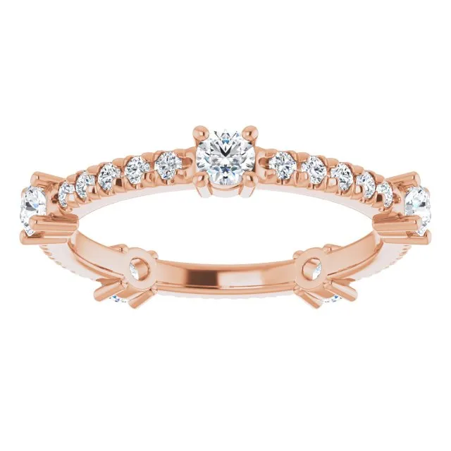0.87 ct. Round Diamond Eternity Band