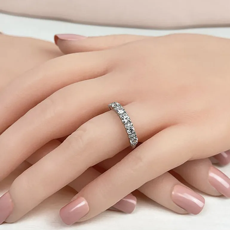 0.95 ct. Round Diamond Wedding Band