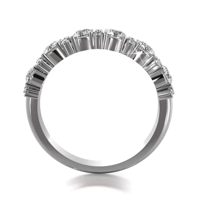 0.95 ct. Round Diamond Wedding Band