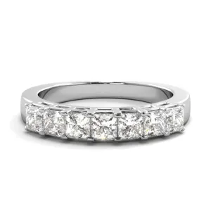0.98 ct. Princess Diamond Wedding Band