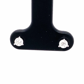 0.25tw Round Diamond Stud Earrings