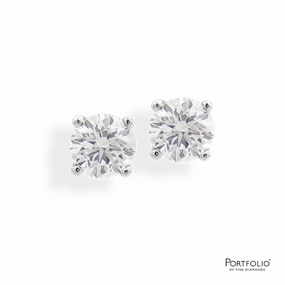 0.30ct Diamond White Gold Earrings