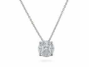 0.44ct Diamond White Gold Pendant