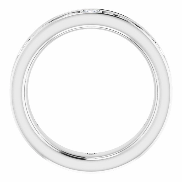 0.70 ctw Round Diamond Infinity Design Men's Ring