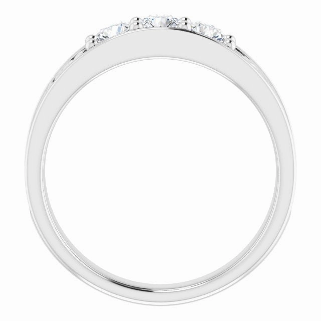 0.75 ctw Round Diamond Filigree Accent Men's Ring Vintage Inspired