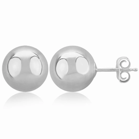 10mm Ball Stud Earrings