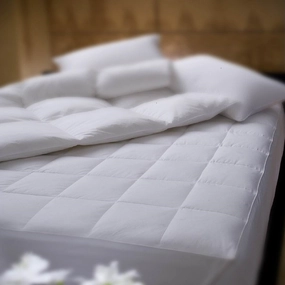 1221 Bedding Classic Mattress Pad - CLOSEOUT - White mattress pads,mattress topper,bed protection