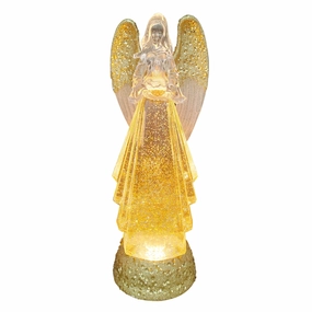 13" Gold Glitter Angel Decorative Mirror,Home Decor Mirror