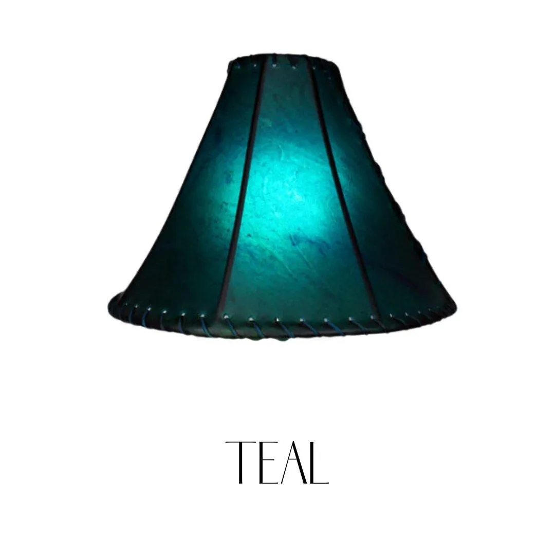 13" Cylinder Raw Hide Lamp Shade