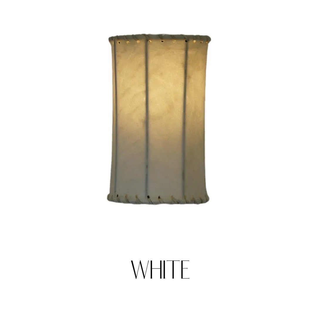 13" Cylinder Raw Hide Lamp Shade