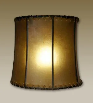 13" Cylinder Raw Hide Lamp Shade mattress topper, bed base