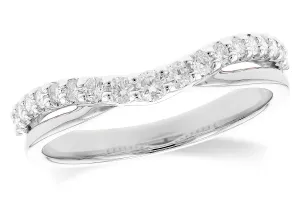 14 Karat Diamond Contour Wedding Band