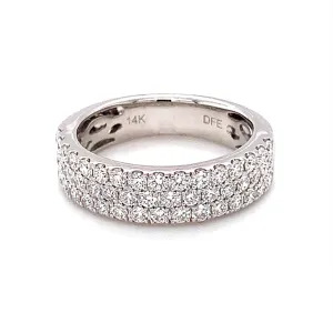 14 Karat Diamond Wedding Band