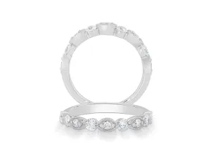 14 Karat Diamond Wedding Band