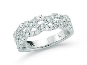 14 Karat Diamond Wedding Band