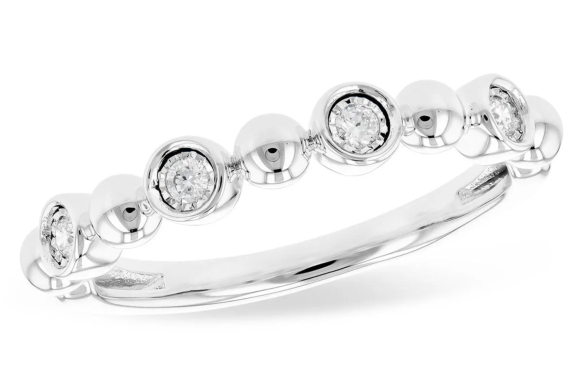 14 Karat Diamond Wedding Band