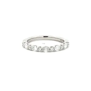 14 Karat Diamond Wedding Band