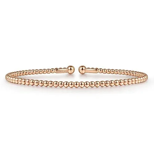 14K Rose Gold Bujukan Split Bangle