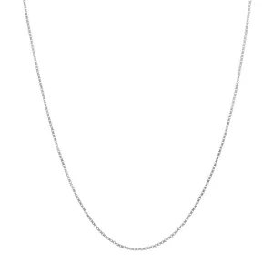 14K White Gold 20 Inches Box Chain