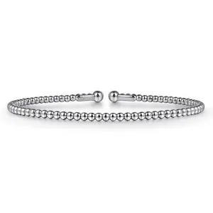 14K White Gold Bujukan Split Bangle