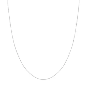 14K Yellow Gold 18 Inches Diamond Cut Cable Chain