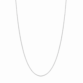 14K White Gold 16 Inches Box Chain
