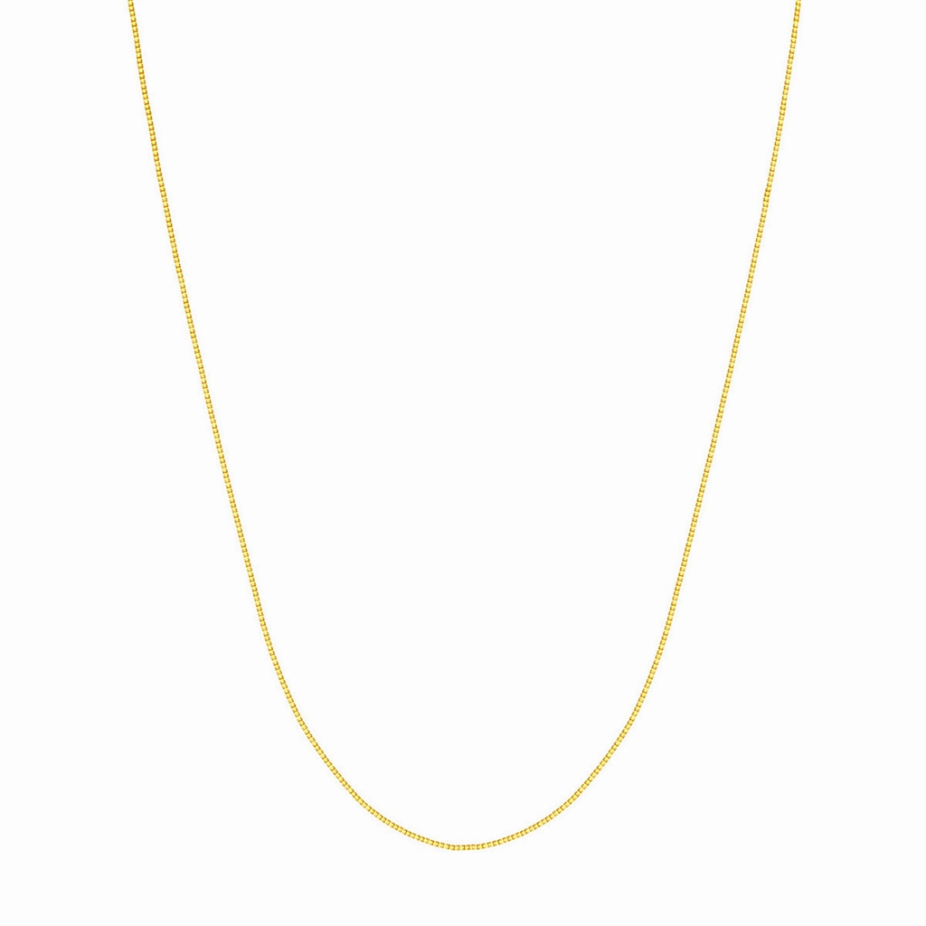 14K Yellow Gold 16 Inches Box Chain