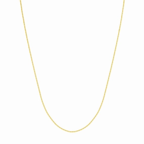 14K Yellow Gold 16 Inches Box Chain