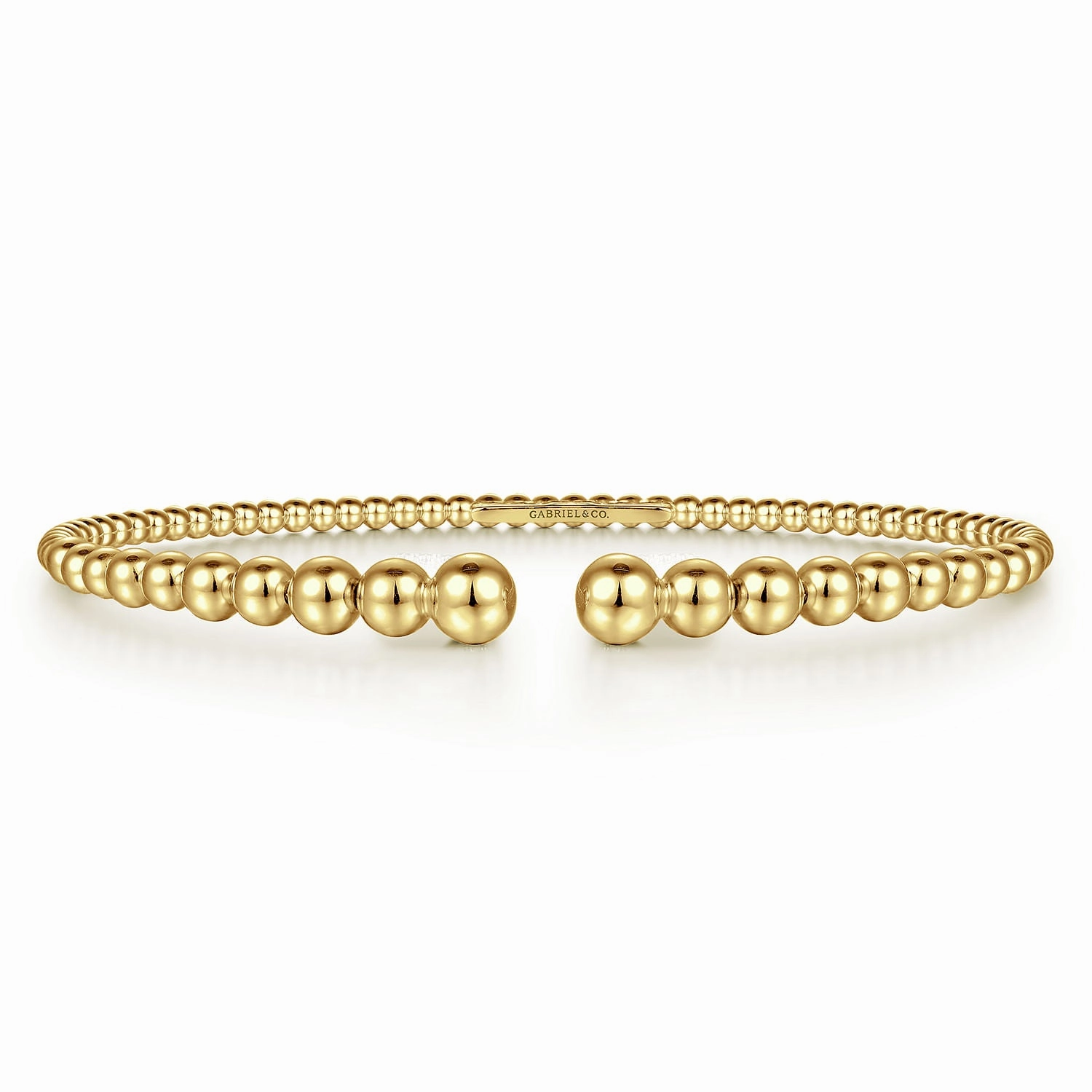 14K Yellow Gold Bujukan Open Bangle
