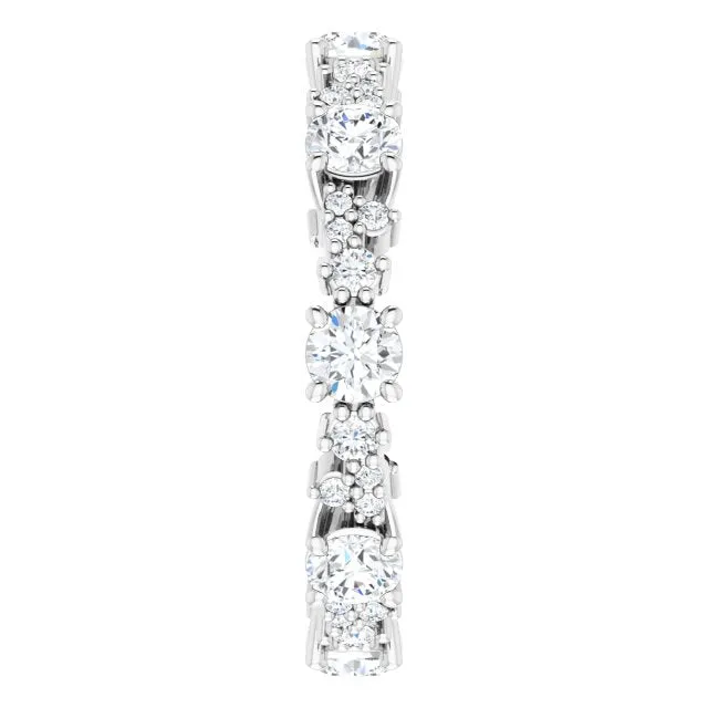 1.50 ct. Round Diamond Eternity Band Stackable Ring