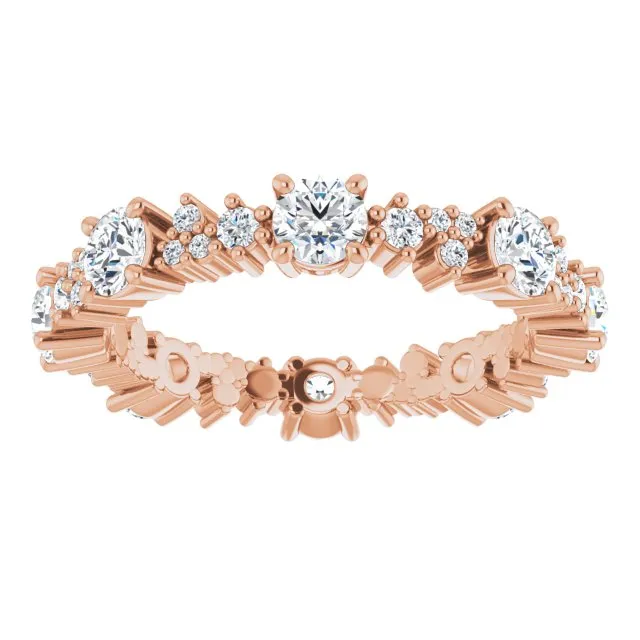 1.50 ct. Round Diamond Eternity Band Stackable Ring