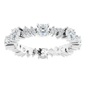 1.50 ct. Round Diamond Eternity Band Stackable Ring