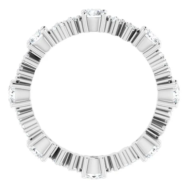 1.50 ct. Round Diamond Eternity Band Stackable Ring