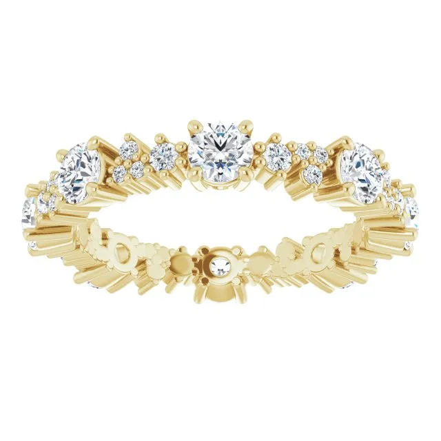 1.50 ct. Round Diamond Eternity Band Stackable Ring
