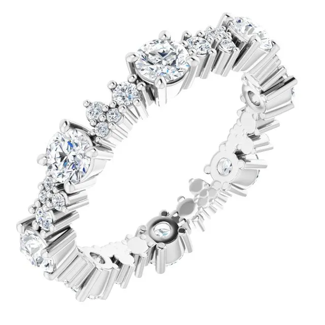 1.50 ct. Round Diamond Eternity Band Stackable Ring