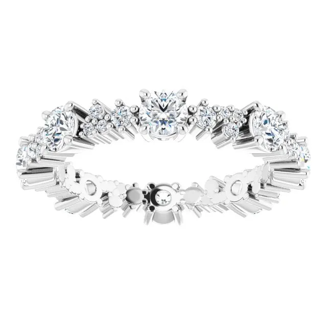 1.50 ct. Round Diamond Eternity Band Stackable Ring