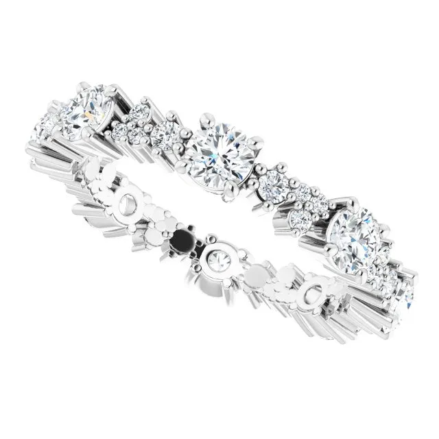 1.50 ct. Round Diamond Eternity Band Stackable Ring