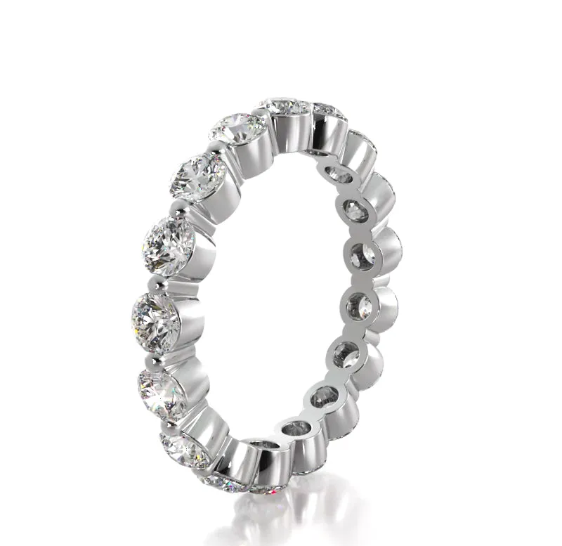 1.79 ct. Round Diamond Eternity Wedding Band