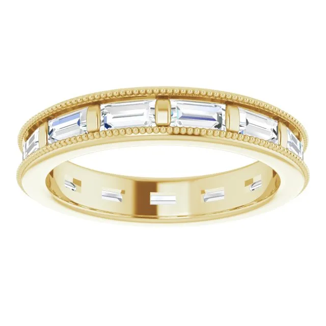 1.82 ct. Straight Baguette Diamond Eternity Band