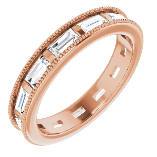 1.82 ct. Straight Baguette Diamond Eternity Band