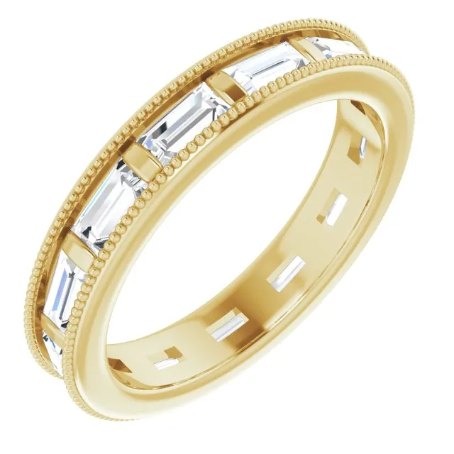 1.82 ct. Straight Baguette Diamond Eternity Band