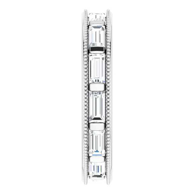1.82 ct. Straight Baguette Diamond Eternity Band