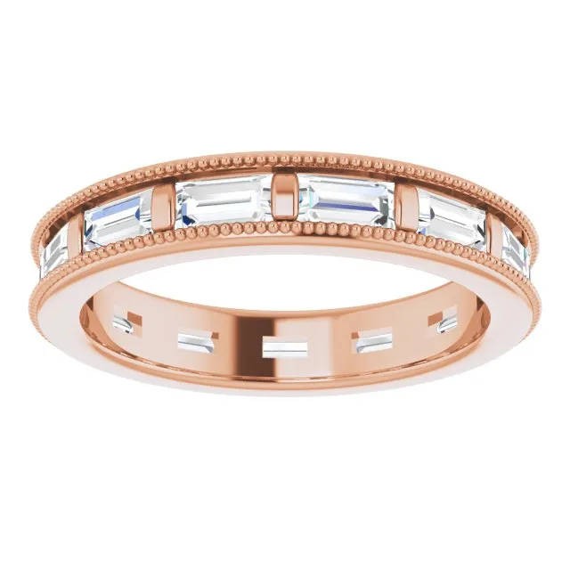 1.82 ct. Straight Baguette Diamond Eternity Band